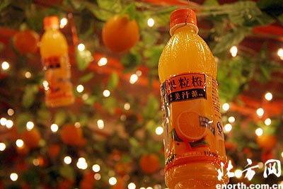 可口可乐公司新品美汁源果粒橙在津上市-果