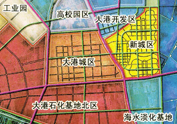 港东新城将崛起 将成大港行政商贸居住中心-