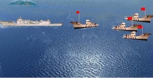 印尼海軍稱中國漁船要撞軍艦因此開火(組圖)