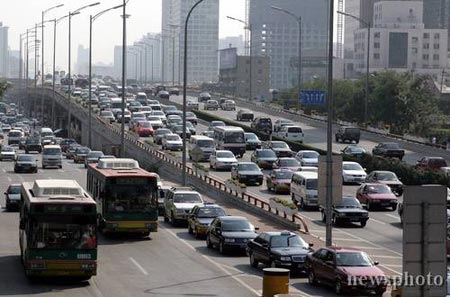 無車日北京報堵率增加15%環保重在無車日之外