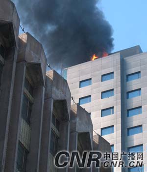 烏魯木齊城市大酒店突發火災(組圖)