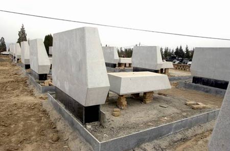 甘肅榆中村民私賣土地建墓豪華墓地價值百萬
