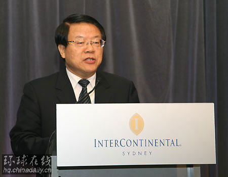國新辦主任蔡武敦促中國澳大利亞媒體加強交流