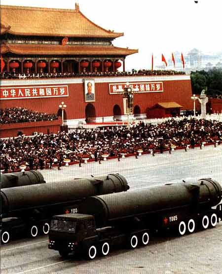中國部署新型洲際核導彈 美攻擊中國機率降低