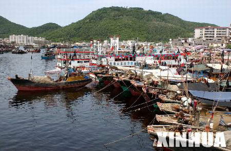 瓊州海峽受派比安影響全線封航(組圖)