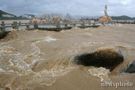 組圖：颱風派比安影響廣東珠海