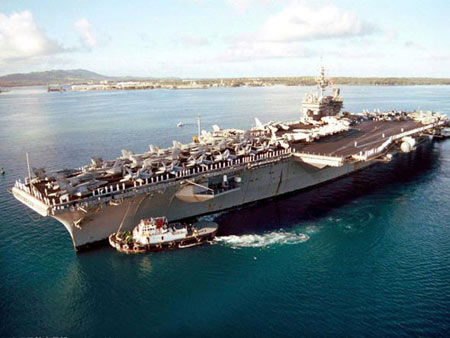 美海軍上將承認中國潛艇迫近小鷹號航母戰鬥羣