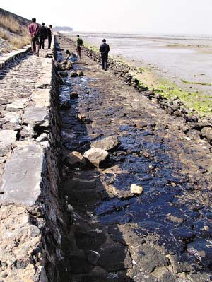組圖：廣東湛江發生10年來最嚴重海上油污染