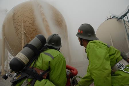 組圖：天津舉行大型化學災害事故處置演習