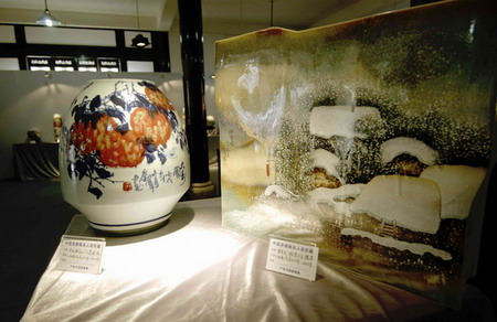 組圖：成都展出毛澤東專用陶瓷