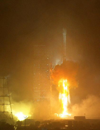 中國火箭將尼日利亞衛星送上太空(組圖)