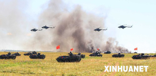 圖文：參演中方武裝直升機協同地面部隊實施攻擊