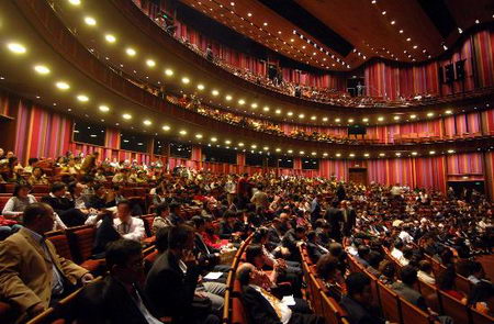 組圖：國家大劇院戲劇場進行首次試演出