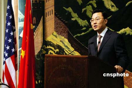組圖：中國駐美大使館新任公使謝峯亮相