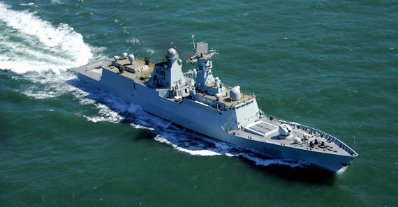 中國最先進護衛艦正式命名徐州號(組圖)