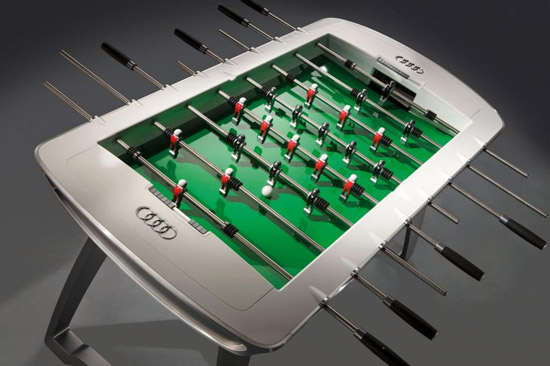 奥迪设计的Soccer Table(桌式足球)球台(图)-奥