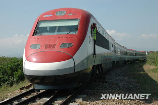 組圖：中國造火車在委內瑞拉試車成功