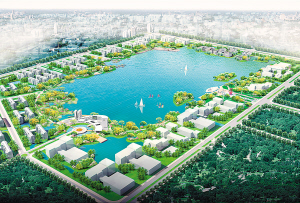 滨海科技园营造渤龙湖景观 引全球企业总部落户