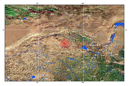 青海省海西蒙古族藏族自治州發生5.0級地震