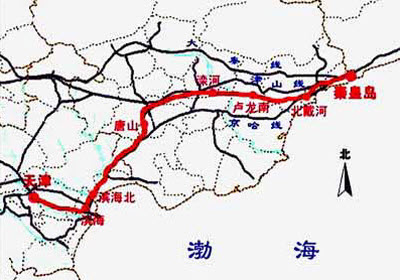 津秦鐵路客運專線線路圖