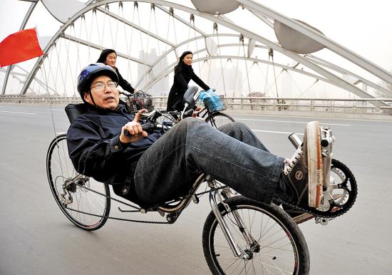 天津研制躺着骑的自行车最快速度每小时30公