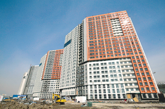 滨海服务外包产业园白领公寓主体结构全部完工