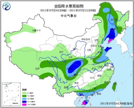 未來三天東北西北將現強降水四川盆地有大暴雨
