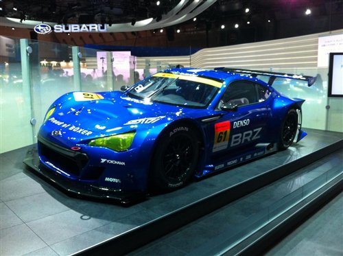 蓝色闪电 斯巴鲁BRZ Super GT赛车亮相-蓝色闪
