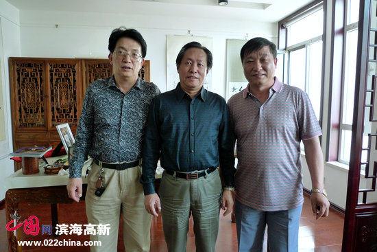 中国书法家协会访问天津滨海高新区--北方网-滨