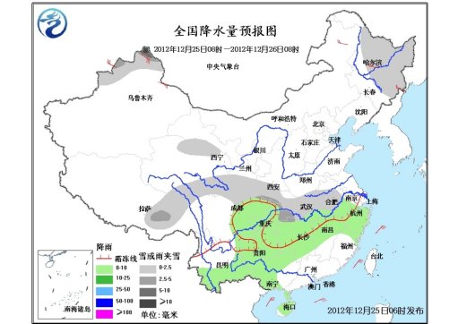 中國南方地區將迎來較強降水新疆局地有暴雪