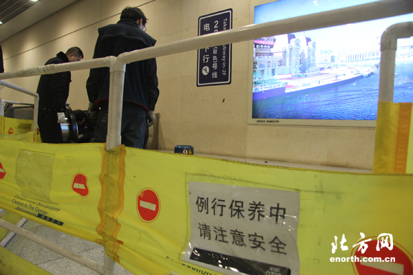 天津站电梯维修工加强巡检 连续5年无安全事故