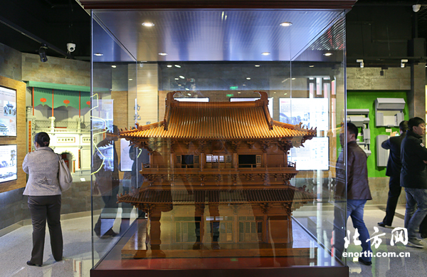 天津建築工法展示館“穿越”展示古今建築特色