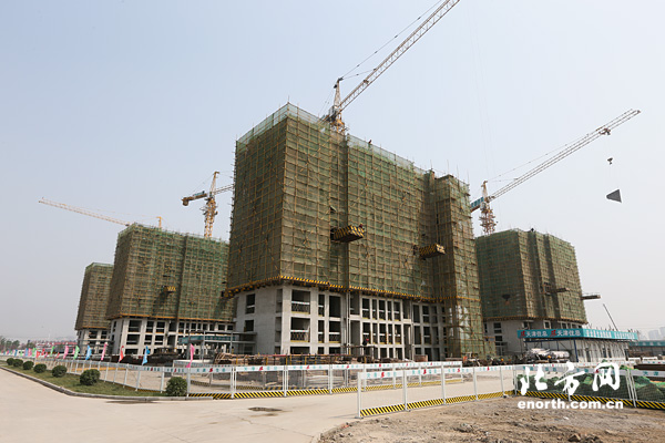 西於莊安置房5天完成一層樓 2015年6月首批竣工