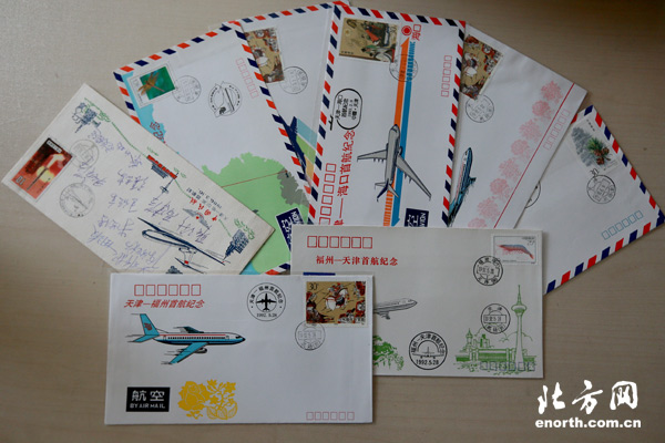 市民收藏航空票證 見證天津航空業發展