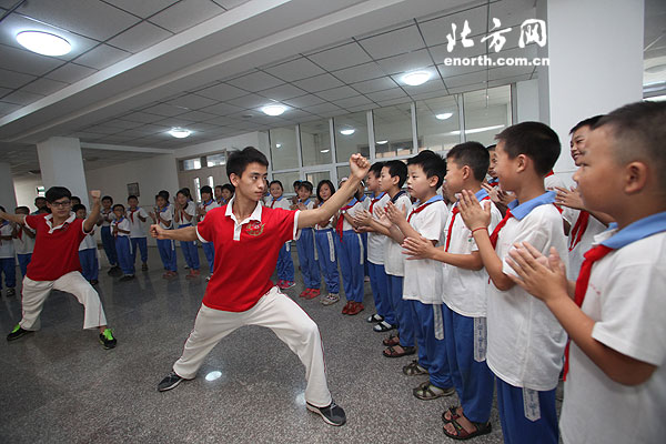重民風 天津小南河小學推出霍氏練手拳特色課