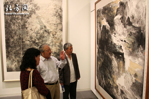 水墨丹青 第12屆全國美展中國畫展在美術館開幕