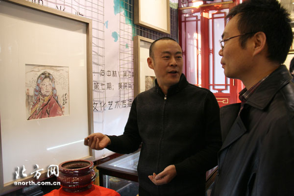 “中國夢•跨越 2015”白鵬、徐展作品聯展開幕