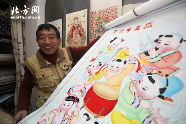楊柳青年畫第六代傳承人：年畫描繪盛世中國夢