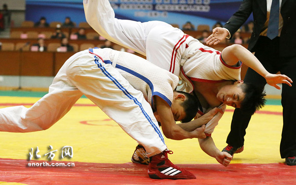 “天穆杯”京津冀中國式摔跤邀請賽在天津舉行