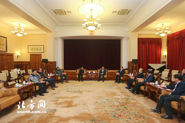 三个项目集中落户天津 市领导会见企业代表