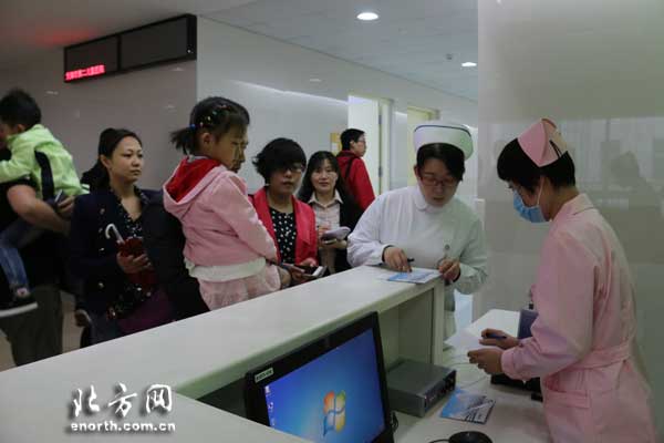 天津市第二儿童医院开展演练真实模拟就诊流程