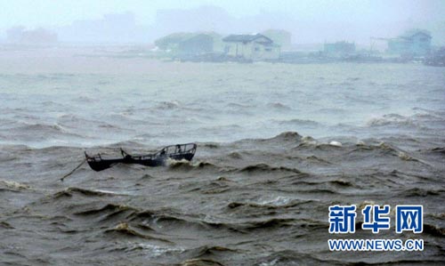 台风苏迪罗登陆福建莆田 导致城区严重内涝