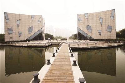 临港经济区湿地公园科普中心建成开放(图)