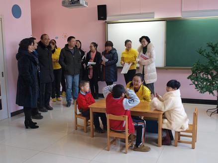 教育局领导到红桥培智学校进行开学初下校调研