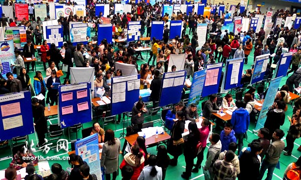 天津举行女大学生专场招聘会 千余岗位促就业