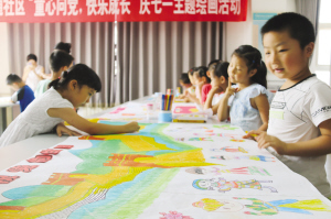 武清举办童心向党、快乐成长主题绘画活动