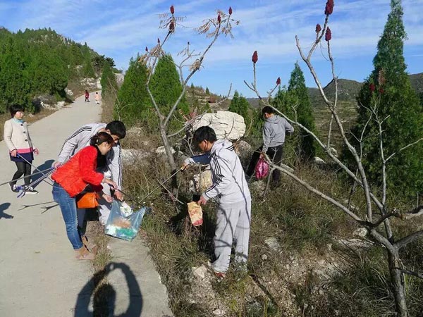 蓟县环保净山志愿服务项目