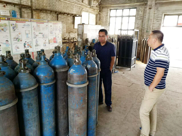 蓟县市场监管局开展气体充装单位专项检查活动