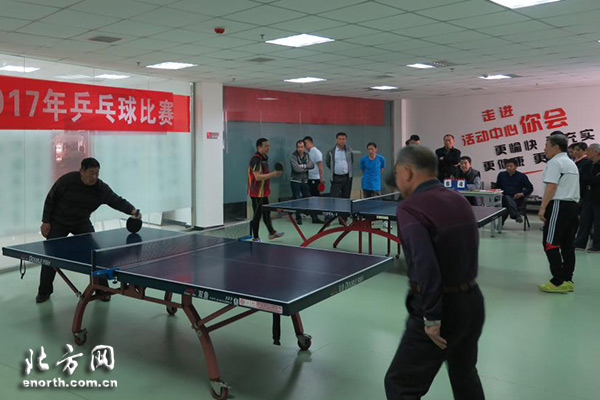 津南区辛庄镇举办2017年乒乓球比赛