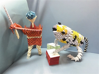天津科大奇妙社团：折纸也能折出“武松打虎” 